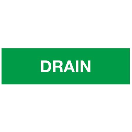 ANSI Pipe Marker - Drain - PK/10